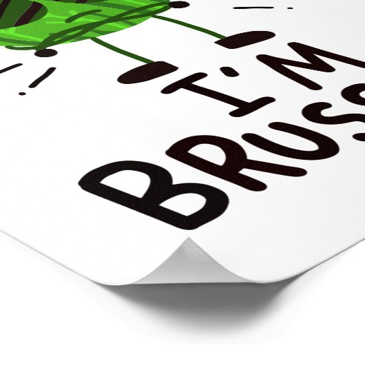 Vegan Brussels Sprouts Poster (Hoek)