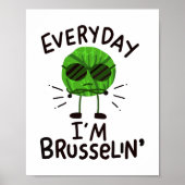 Vegan Brussels Sprouts Poster (Voorkant)