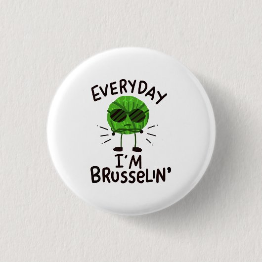 Vegan Brussels Sprouts Ronde Button 3,2 Cm (Voorkant)