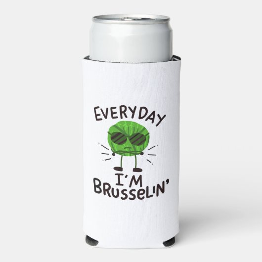 Vegan Brussels Sprouts Seltzer Blikjeskoeler (Seltzer Voorkant)