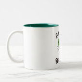 Vegan Brussels Sprouts Tweekleurige Koffiemok (Links)