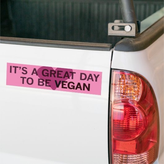 Vegan Bumpersticker (Op Truck)