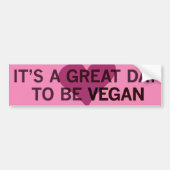 Vegan Bumpersticker (Voorkant)
