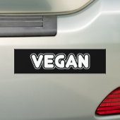 Vegan Bumpersticker (Op auto)