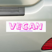 VEGAN BUMPERSTICKER (Op auto)