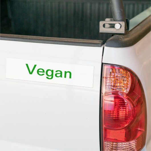 Vegan Bumpersticker (Op Truck)