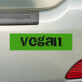 Vegan Bumpersticker (Op auto)