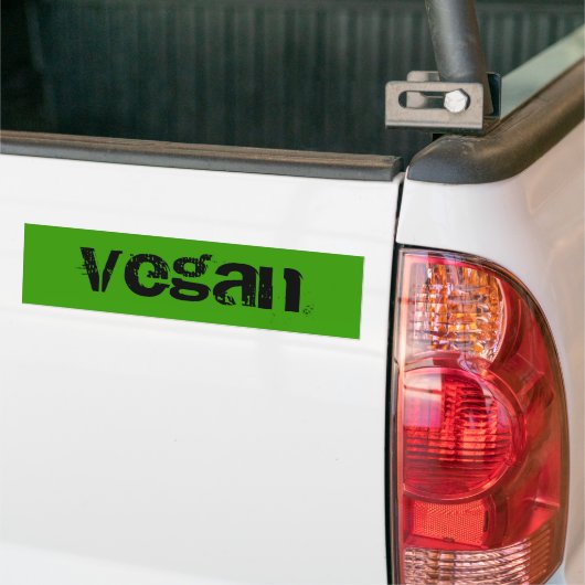 Vegan Bumpersticker (Op Truck)