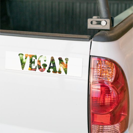 Vegan Bumpersticker (Op Truck)