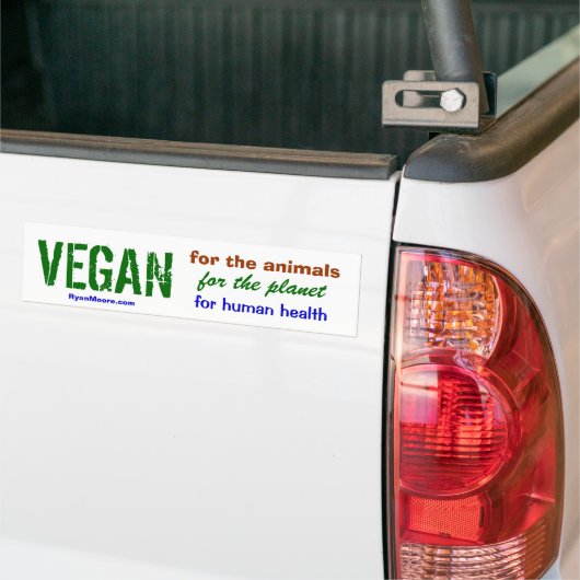 VEGAN BUMPERSTICKER (Op Truck)