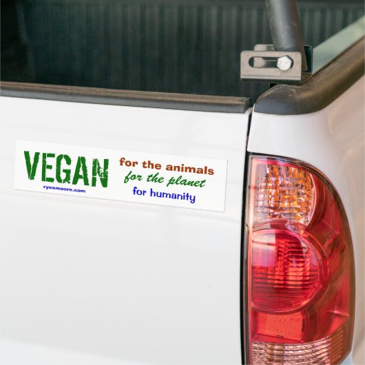 VEGAN BUMPERSTICKER (Op Truck)