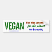 VEGAN BUMPERSTICKER (Voorkant)