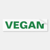VEGAN BUMPERSTICKER (Voorkant)