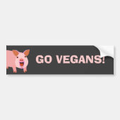 Vegan Bumpersticker (Voorkant)
