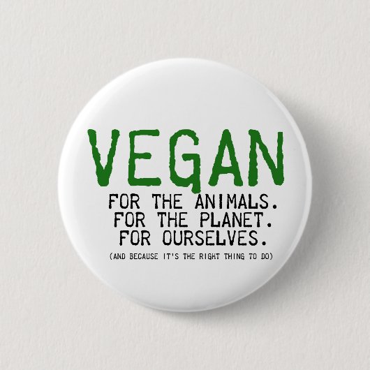 VEGAN BUTTON (Voorkant)
