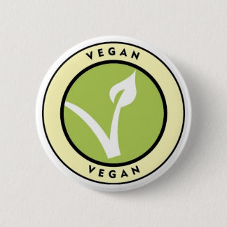 Vegan. Button voor Vegans