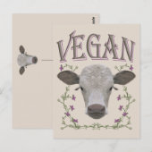 VEGAN - C05 BRIEFKAART (Voorkant / Achterkant)
