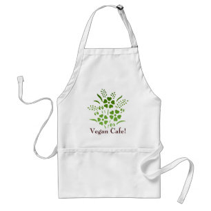 Vegan Cafe. Standaard Schort