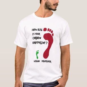 Vegan Carbon Footprint T-shirt