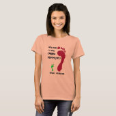 Vegan Carbon Footprint T-shirt (Voorkant volledig)
