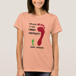 Vegan Carbon Footprint T-shirt