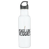 Vegan Carrot Gift Waterfles (Voorkant)