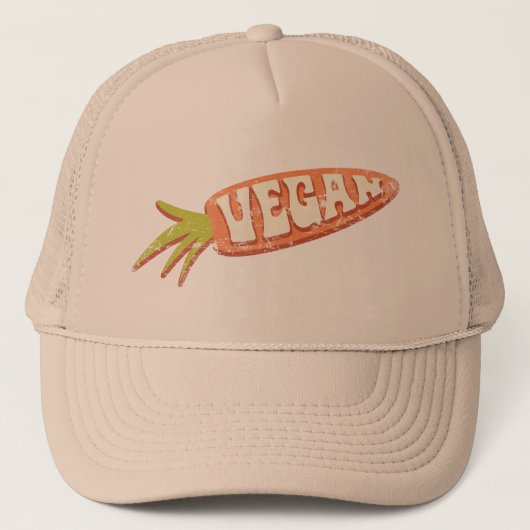 Vegan Carrot Trucker Pet (Voorkant)