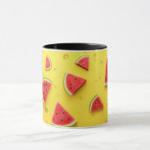 Vegan Cartoon Fruits Schattige Watermeloen Slice M Mok (Midden)