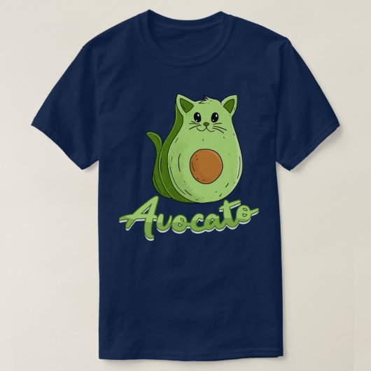 Vegan Cat Eigenaar van kat Male Avocato Kitten T-shirt (Design voorkant)
