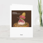 Vegan cat-kaart kaart (Achterkant)