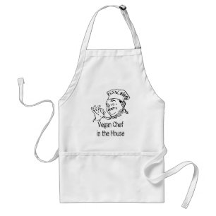 VEGAN CHEF APRON STANDAARD SCHORT
