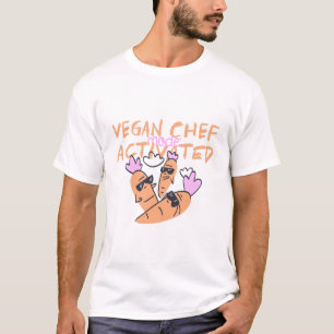 Vegan Chef Modus: Geactiveerde Vegan Recept T-shirt