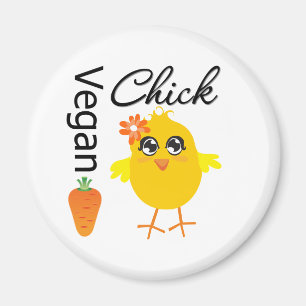 Vegan Chick 2 Magneet