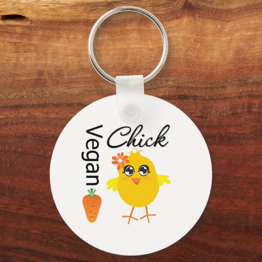 Vegan Chick 2 Sleutelhanger (Voorkant)