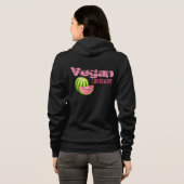 Vegan Chick Hoodie (Achterkant volledig)