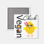 Vegan Chick Magneet (Voorkant / Achterkant)