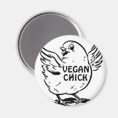 Vegan Chick Magnet (Voorkant / Achterkant)