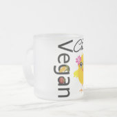 Vegan Chick Matglas Koffiemok (Voorkant links)