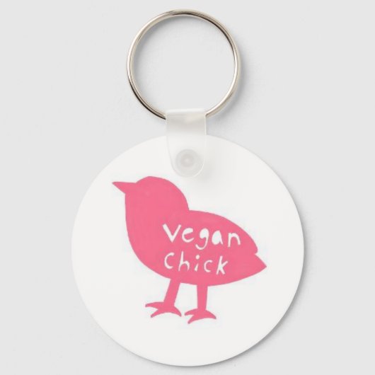 Vegan Chick Sleutelhanger (Voorkant)