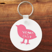 Vegan Chick Sleutelhanger (Voorkant)