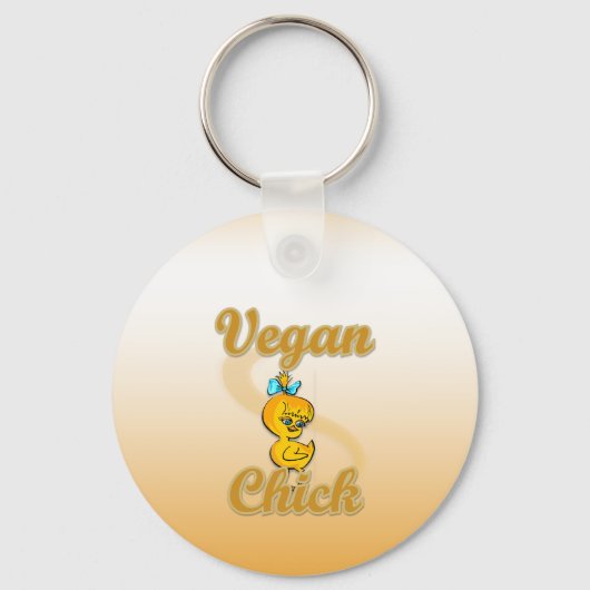 Vegan Chick Sleutelhanger (Voorkant)