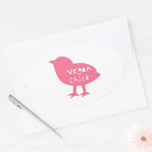 Vegan Chick Stickers (Envelop)