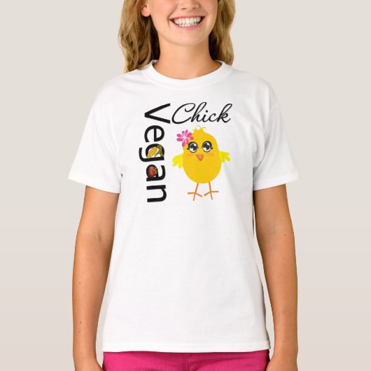 Vegan Chick T-shirt (Voorkant)