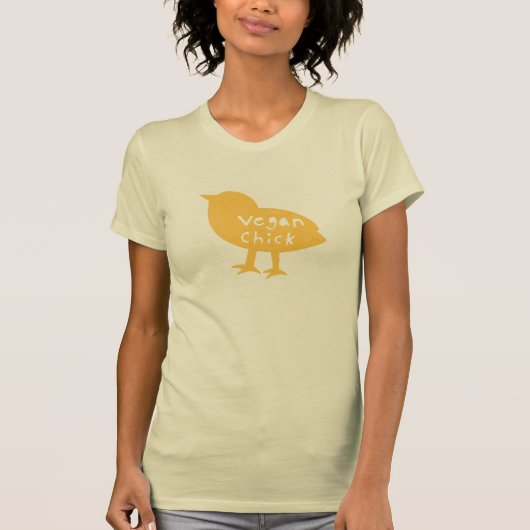 Vegan Chick T-shirt (Voorkant)