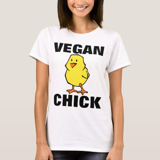VEGAN CHICK t-shirts (Voorkant)