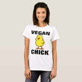 VEGAN CHICK t-shirts (Voorkant volledig)