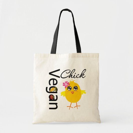 Vegan Chick Tote Bag (Voorkant)