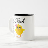 Vegan Chick Tweekleurige Koffiemok (Voorkant links)