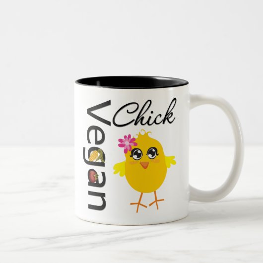 Vegan Chick Tweekleurige Koffiemok (Rechts)