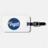 Vegan Circle Bagagelabel (Voorkant horizontaal)